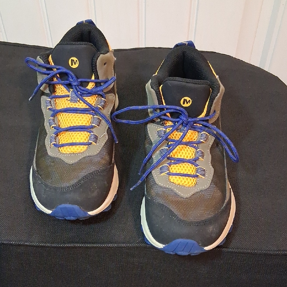 Merrell Kids Sneakers in Black, Blue, and Yellow